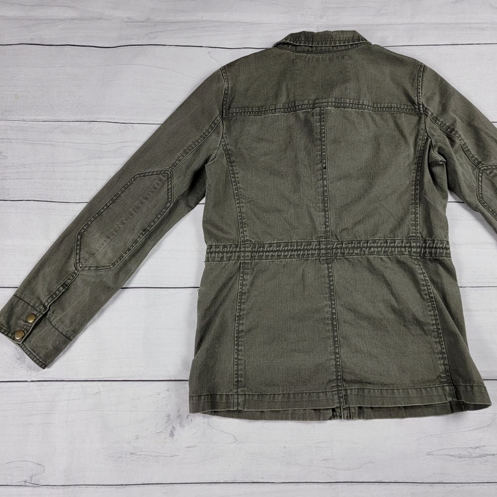 J Crew Relaxed Boyfriend Field Jacket Green XS - Picture 8 of 9